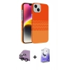 MARSİLYAN™- iPhone 14 Kılıf Doruk Serisi - Siyah Bilvis 5in1 5D Magic Hayalet Cam Ekran Koruyucu + Raze Metal Kamera Lens - SH