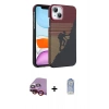 MARSİLYAN™- iPhone 14 Kılıf Doruk Serisi - Siyah Joko Magic 5D Cam + Raze Metal Kamera Lens - KI