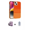 MARSİLYAN™- iPhone 14 Kılıf Doruk Serisi - Siyah Joko Magic 5D Cam + Raze Metal Kamera Lens - MR