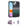 MARSİLYAN™- iPhone 14 Kılıf Doruk Serisi - Siyah Joko Magic 5D Cam + Raze Metal Kamera Lens - MR