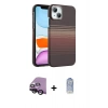 MARSİLYAN™- iPhone 14 Kılıf Doruk Serisi - Siyah Joko Magic 5D Cam + Raze Metal Kamera Lens - SH