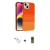 MARSİLYAN™- iPhone 14 Kılıf Doruk Serisi - Siyah Joko Magic 5D Hayalet Cam + Diamond Kamera Lens - KI