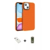MARSİLYAN™- iPhone 14 Kılıf Doruk Serisi - Siyah Joko Magic 5D Hayalet Cam + Diamond Kamera Lens - KI
