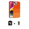 MARSİLYAN™- iPhone 14 Kılıf Doruk Serisi - Siyah Joko Magic 5D Hayalet Cam + PVD Metal Kamera Lens - TU