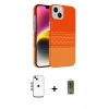MARSİLYAN™- iPhone 14 Kılıf Doruk Serisi - Siyah Joko Magic 5D Hayalet Cam + Shine Kamera Lens - GI