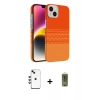 MARSİLYAN™- iPhone 14 Kılıf Doruk Serisi - Siyah Joko Magic 5D Hayalet Cam + Shine Kamera Lens - YL