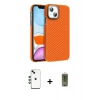 MARSİLYAN™- iPhone 14 Kılıf Doruk Serisi - Siyah Joko Magic 5D Hayalet Cam + Shine Kamera Lens - YL