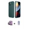 MARSİLYAN™- iPhone 14 Kılıf Eksen Form Prime - Siyah Joko Magic 5D Cam + Raze Metal Kamera Lens - GS