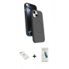 MARSİLYAN™- iPhone 14 Kılıf İz Işık Koleksiyonu - Şeffaf Pasifik Cam Ekran Koruyucu + Diamond Kamera Lens - SABE
