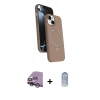 MARSİLYAN™- iPhone 14 Kılıf İz Işık Koleksiyonu - Siyah Joko Magic 5D Cam + Raze Metal Kamera Lens - GS