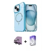 MARSİLYAN™- iPhone 14 Kılıf Kıvılcım Form Prime - Siyah Bilvis 5in1 3D Magic Cam Ekran Koruyucu + Raze Metal Kamera Lens - SH