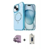 MARSİLYAN™- iPhone 14 Kılıf Kıvılcım Form Prime - Siyah Bilvis Hayalet Cam Ekran Koruyucu + Raze Metal Kamera Lens - MR