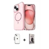 MARSİLYAN™- iPhone 14 Kılıf Kıvılcım Form Prime - Siyah Bilvis Hayalet Cam Ekran Koruyucu + Shine Kamera Lens - GS