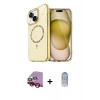 MARSİLYAN™- iPhone 14 Kılıf Kıvılcım Form Prime - Siyah Joko Magic 5D Cam + Raze Metal Kamera Lens - KI