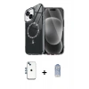 MARSİLYAN™- iPhone 14 Kılıf Kıvılcım Form Prime - Siyah Joko Magic 5D Cam + Shine Kamera Lens - MI