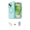 MARSİLYAN™- iPhone 14 Kılıf Kıvılcım Form Prime - Siyah Joko Magic 5D Cam + Diamond Kamera Lens - PE