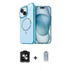 MARSİLYAN™- iPhone 14 Kılıf Kıvılcım Form Prime - Siyah Joko Magic 5D Cam + PVD Metal Kamera Lens - TU