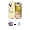MARSİLYAN™- iPhone 14 Kılıf Kıvılcım Form Prime - Siyah Joko Magic 5D Cam + Raze Metal Kamera Lens - GS