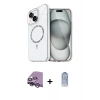 MARSİLYAN™- iPhone 14 Kılıf Kıvılcım Form Prime - Siyah Joko Magic 5D Cam + Raze Metal Kamera Lens - GS