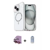 MARSİLYAN™- iPhone 14 Kılıf Kıvılcım Form Prime - Siyah Joko Magic 5D Cam + Raze Metal Kamera Lens - KI