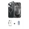 MARSİLYAN™- iPhone 14 Kılıf Kıvılcım Form Prime - Siyah Joko Magic 5D Cam + Shine Kamera Lens - GS