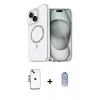 MARSİLYAN™- iPhone 14 Kılıf Kıvılcım Form Prime - Siyah Joko Magic 5D Cam + Shine Kamera Lens - GS
