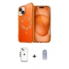 MARSİLYAN™- iPhone 14 Kılıf Kıvılcım Form Prime - Siyah Joko Magic 5D Cam + Shine Kamera Lens - GS