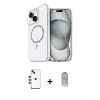 MARSİLYAN™- iPhone 14 Kılıf Kıvılcım Form Prime - Siyah Joko Magic 5D Cam + Shine Kamera Lens - KI