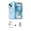 MARSİLYAN™- iPhone 14 Kılıf Kıvılcım Form Prime - Siyah Joko Magic 5D Cam + Shine Kamera Lens - SH
