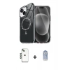 MARSİLYAN™- iPhone 14 Kılıf Kıvılcım Form Prime - Siyah Joko Magic 5D Cam + Shine Kamera Lens - YL