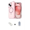 MARSİLYAN™- iPhone 14 Kılıf Kıvılcım Form Prime - Siyah Joko Magic 5D Cam + Sierra Blue Diamond Kamera Lens