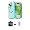 MARSİLYAN™- iPhone 14 Kılıf Kıvılcım Form Prime - Siyah Joko Magic 5D Cam + PVD Metal Kamera Lens - YL