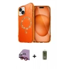 MARSİLYAN™- iPhone 14 Kılıf Kıvılcım Form Prime - Siyah Joko Magic 5D Hayalet Cam + Raze Metal Kamera Lens - KI