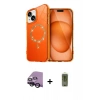 MARSİLYAN™- iPhone 14 Kılıf Kıvılcım Form Prime - Siyah Joko Magic 5D Hayalet Cam + Raze Metal Kamera Lens - SH