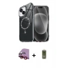 MARSİLYAN™- iPhone 14 Kılıf Kıvılcım Form Prime - Siyah Joko Magic 5D Hayalet Cam + Raze Metal Kamera Lens - KI