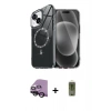 MARSİLYAN™- iPhone 14 Kılıf Kıvılcım Form Prime - Siyah Joko Magic 5D Hayalet Cam + Raze Metal Kamera Lens - SH