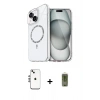 MARSİLYAN™- iPhone 14 Kılıf Kıvılcım Form Prime - Siyah Joko Magic 5D Hayalet Cam + Shine Kamera Lens - GS