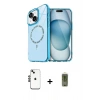 MARSİLYAN™- iPhone 14 Kılıf Kıvılcım Form Prime - Siyah Joko Magic 5D Hayalet Cam + Shine Kamera Lens - SH