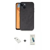 MARSİLYAN™- iPhone 14 Kılıf Kıvılcım Işık Serisi - Şeffaf Pasifik Cam Ekran Koruyucu + Diamond Kamera Lens - YL