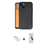 MARSİLYAN™- iPhone 14 Kılıf Kıvılcım Işık Serisi - Şeffaf Pasifik Cam Ekran Koruyucu + Diamond Kamera Lens - KI