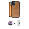 MARSİLYAN™- iPhone 14 Kılıf Kıvılcım Işık Serisi - Şeffaf Pasifik Cam Ekran Koruyucu + Raze Metal Kamera Lens - SH