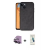MARSİLYAN™- iPhone 14 Kılıf Kıvılcım Işık Serisi - Şeffaf Pasifik Cam Ekran Koruyucu + Raze Metal Kamera Lens - SH