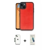 MARSİLYAN™- iPhone 14 Kılıf Kıvılcım Işık Serisi - Şeffaf Pasifik Cam Ekran Koruyucu + Shine Kamera Lens - YL