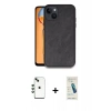 MARSİLYAN™- iPhone 14 Kılıf Kıvılcım Işık Serisi - Şeffaf Pasifik Cam Ekran Koruyucu + Shine Kamera Lens - YL