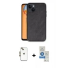 MARSİLYAN™- iPhone 14 Kılıf Kıvılcım Işık Serisi - Şeffaf Royal Nano Ekran Koruyucu + Shine Kamera Lens - GD