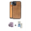 MARSİLYAN™- iPhone 14 Kılıf Kıvılcım Işık Serisi - Şeffaf Royal Nano Ekran Koruyucu + Raze Metal Kamera Lens - MR