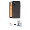 MARSİLYAN™- iPhone 14 Kılıf Kıvılcım Işık Serisi - Şeffaf Royal Nano Ekran Koruyucu + Diamond Kamera Lens - PE