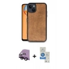 MARSİLYAN™- iPhone 14 Kılıf Kıvılcım Işık Serisi - Şeffaf Royal Nano Ekran Koruyucu + Raze Metal Kamera Lens - SH