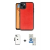 MARSİLYAN™- iPhone 14 Kılıf Kıvılcım Işık Serisi - Şeffaf Royal Nano Ekran Koruyucu + Shine Kamera Lens - SH