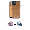 MARSİLYAN™- iPhone 14 Kılıf Kıvılcım Işık Serisi - Siyah 3D Antistatik Cam Ekran Koruyucu + Raze Metal Kamera Lens - MR